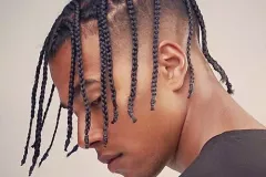 Mens-Box-Braids-with-Fade