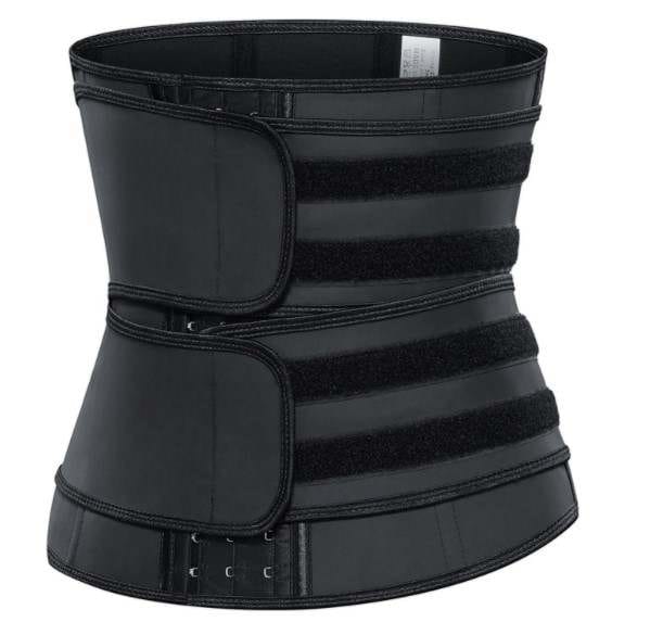 Double belt waist trainer